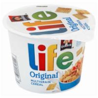 Quaker Life Cereal Cup 2.29oz · Quaker Life Cereal is a healthy, delicious choice for everyone