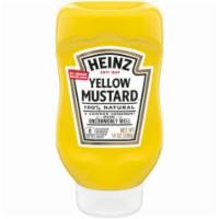 Heinz Yellow Mustard 14oz · Heinz 100% Natural Yellow Mustard 14 oz Bottle