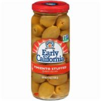 Early California Queen Olives 7oz · Early California Pimiento Stuffed Queen Olives are among the most versatile ingredients and ...