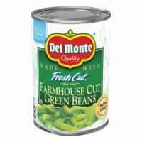 Del Monte Farmhouse Cut Green Beans 14.5oz · Del Monte® canned green beans are packed at their freshest within hours of harvesting