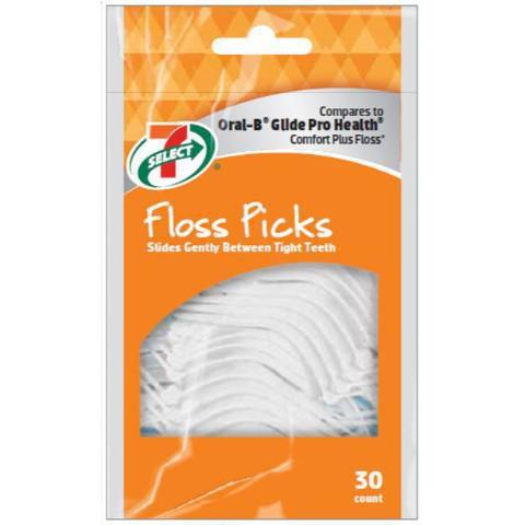 7-Select Floss Picks 36 Count · Use these convenient Floss Picks while on the go.