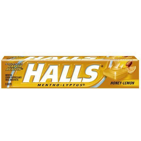 Halls Honey-Lemon Stick 9 Count · Let flavors of honey and lemon sooth your sore throat, relieve coughs, and cool your nasal passage with triple soothing action.