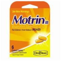 Motrin IB 6 Count · Relieve your tough pain and reduce fever with MOTRIN® IB. It contains ibuprofen – an ingredi...