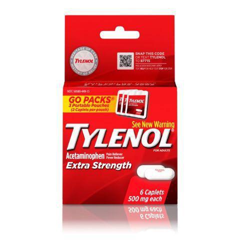 Tylenol Extra Strength Caplets 6 Count · Is your afternoon headache becoming the norm? Break the protocol with Tylenol. These Extra Strength caplets will work faster and longer to relieve your pain.