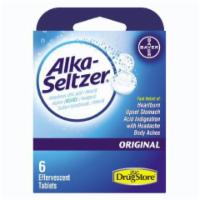 Alka Seltzer Tablets 6 Count · Each dose is individually wrapped and transforms in just 4 oz. of water into a liquid-fast m...