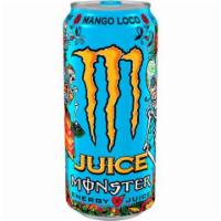 Monster Mango Loco 16oz · Classic Monster recipie offers a blend of exotic fruits with just the right amount of mango.