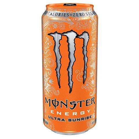 Monster Ultra Sunrise 16oz · Powerful punch but has a smooth easy drinking flavor. Sunrise offers a crisp, refreshing, and less sweet citrus & orange refreshment that is great for any occasion.