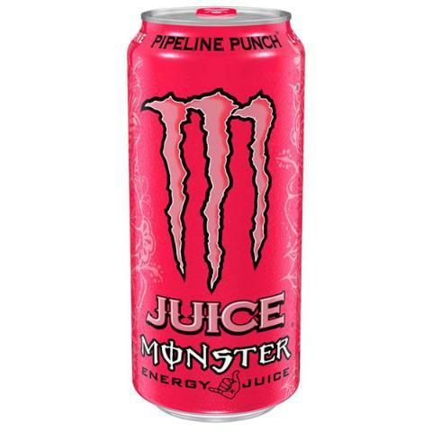 Monster Juice Pipeline Punch 16oz · Combination of the taste of orange, guava, and passion fruit paired with the classic Monster quality ingredients.