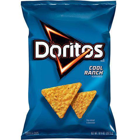 Doritos Cool Ranch 9.25oz · Bold burst of onion, garlic, tomato, and spice that merge together to create the cool ranch taste.