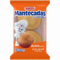Bimbo Mantecadas Muffins 2 Count · Spongy pastry similar to a muffin but flatter