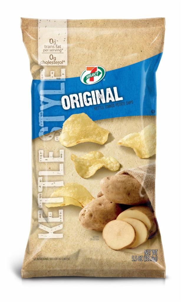 7 Select Kettle Original Potato Chips 5.5oz · Perfectly cooked premium potato crisps from home-grown potatoes.