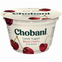 Chobani Greek Yogurt Black Cherry 5.3oz · Black cherries, royal and rich in hue, bursting with flavor and blanketed in Chobani® Greek ...