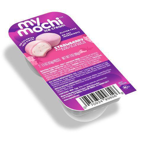 MyMo Mochi Ripe Strawberry 2 Pack · Premium ice cream in sweet rice dough with a ripe strawberry flavor.