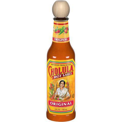 Cholula Hot Sauce 5oz · Cholula Original Hot Sauce is created from a generations old recipe that features carefully-selected arbol and piquin peppers and a blend of signature spices.