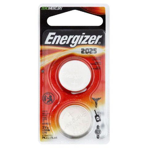 Energizer 2025 Battery 2 Pack · Power your camera, toys, games and more with the Energizer 2025 battery. Holds power for 8 years in storage. Performs in extreme temperatures (-22 to 140 F).