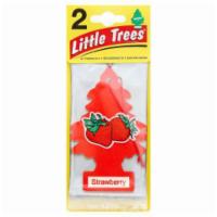 Little Trees Air Freshener Strawberry 2 Pack · An air freshener made with the sweet scent of ripe, freshly-picked strawberries for preserves.