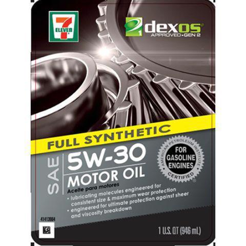 7-Eleven 5W30 Synthetic Oil · 