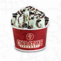 Cookie Minster® Ice Cream · Mint ice cream with double the Oreo® cookies and fudge.