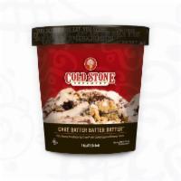 Cake Batter Batter Batter · Cake Batter Ice Cream® with Cookie Dough and Brownie.