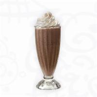 Oh Fudge! Shake · Chocolate ice cream blended with fudge, topped with whipped cream.