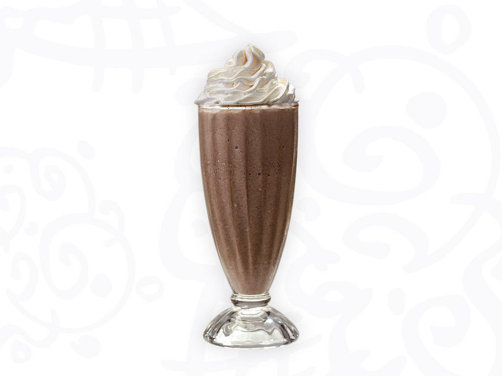 Oh Fudge Shake · Chocolate ice cream and fudge.