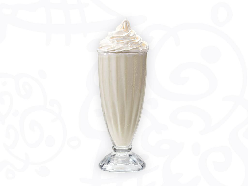 Very Vanilla Shake · French vanilla ice cream blended with caramel, topped with whipped cream.