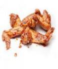 STICKY WINGS (4pcs) · 4 pieces. Jumbo whole wings tossed in our homemade sticky sauce and garnished with chili gar...