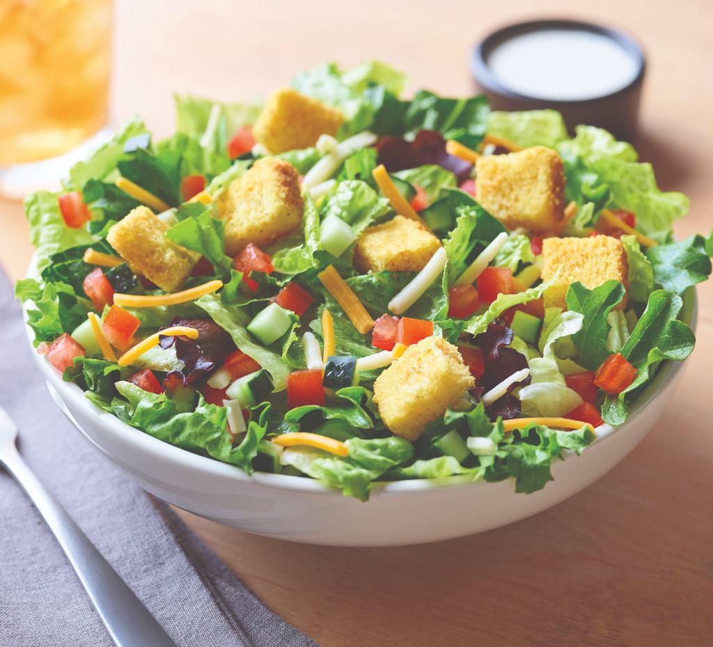 House Side Salad · Served with your choice of dressing.
