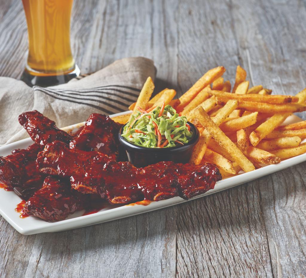 Applebee's® Riblets Platter · An Applebee’s original! Our famous slow cooked riblets, slathered in your choice of sauce. Served with signature coleslaw and fries.