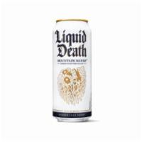 Liquid Death Mountain Water 16.9oz Can · Mountain Water 16.9z SS