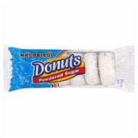 Mrs Baird's Donuts Powdered Sugar 6 Count · Delicious, soft golden rings of cake covered with powdered sugar