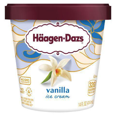 Haagen Dazs Vanilla Pint · Haagen Dazs vanilla marries pure sweet cream with Madagascar vanilla to create the scent of exotic spices with a lasting taste of sheer indulgence.