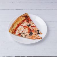 Margherita Pizza · Tomatoes, fresh mozzarella, basil,and olive oil.