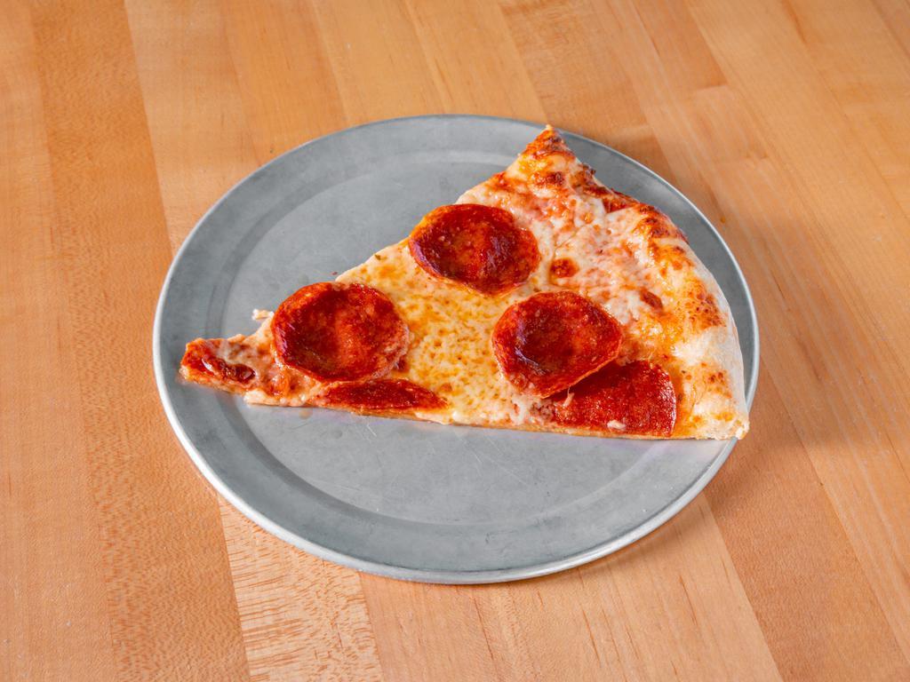 Pepperoni Slice Pizza · 100% whole milk mozzarella, san marzano tomato sauce, pepperoni (no modifiers or substitutions)