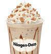 Caramel Cone Shake · Rich caramel ice cream with crunchy chocolate covered cone pieces surrounded by ribbons of c...