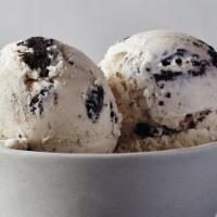 Cookies and Cream Ice Cream · Pieces of rich, chocolaty cookies are dunked in delicious, creamy vanilla ice cream to satis...