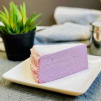 Purple Sweet Potato Crepe Cake 紫薯千层蛋糕 · 