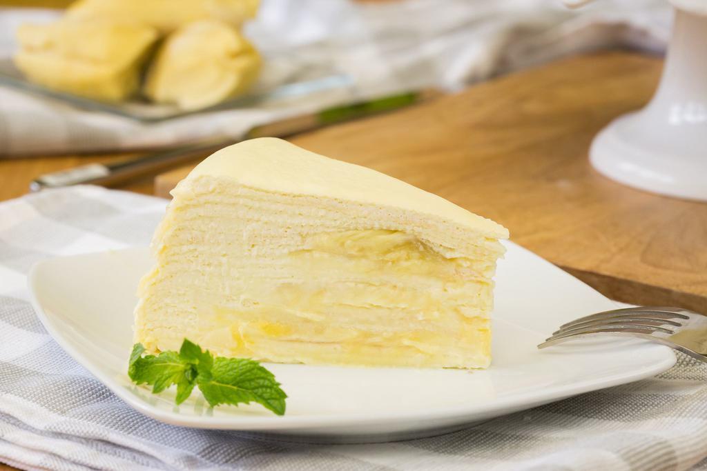Durian Crepe Cake 榴莲千层蛋糕 · 