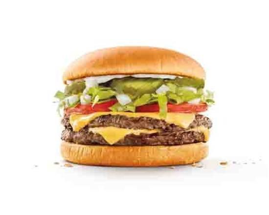 Super Sonic® Double Cheeseburger · Grilled or fried patty with cheese on a bun. 