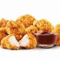 Jumbo Popcorn Chicken® · Small, breaded, and fried. Bite-sized, breaded, and fried chicken. 