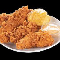 6 Piece Cajun Tender Meal · Includes 2 dipping cups.