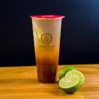 Cold Honey Lemon Oolong Tea 檸檬蜜烏龍 · Signature drink.