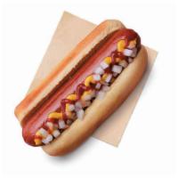 Quarter Pound Big Bite · A 100% all beef hot dog