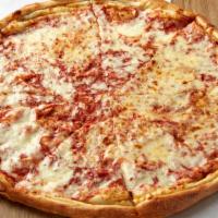 Regular Cheese Pizza · Classic cheese or create your own pizza. Add toppings for an additional charge.