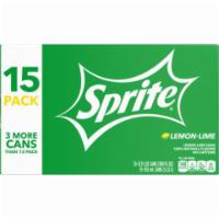Sprite 15 Pack 12oz Can · The classic lemon-lime soda that started it all