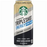 Starbucks Triple Shot Energy Zero Sugar Vanilla 15oz · A bold black coffee beverage infused with vanilla flavor. Zero calories