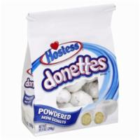 Hostess Donettes Powdered Bag 10.5oz · Mini donuts powdered with sugar
