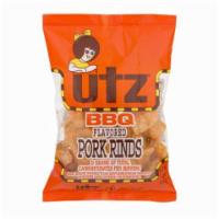 UTZ BBQ Pork Rinds 1.25oz · Distinctive taste and packed with a powerful smokey flavor