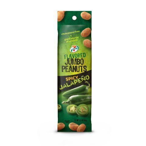 7-Select Jalapeno Peanuts 2.25oz · Tossed to perfection, our jalapeno seasoned peanuts have the right amount of peppery punch