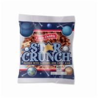 Little Debbie Star Crunch 3oz · A soft, chewy cookie topped with caramel and crispy rice and coated with fudge.